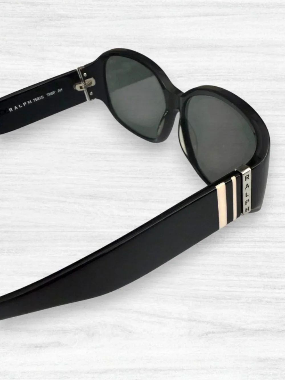 Ralph Ralph Lauren 7585/S Wrap Rectangle Sunglasses Frames Black 58□15 130 Women